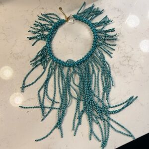 Anthropologie beaded statement necklace